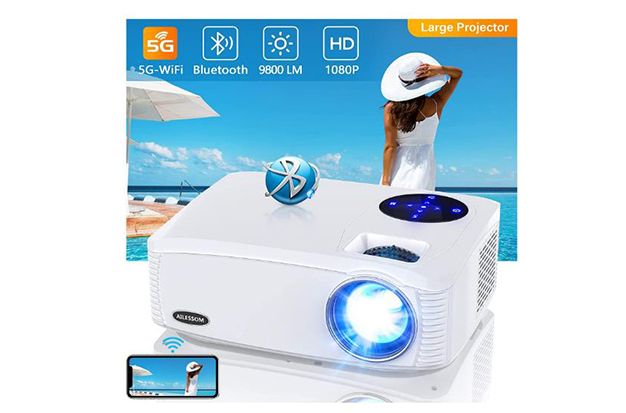 Ailessom Native WiFi Bluetooth Projector