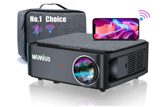 WIMIUS 5G Wi-Fi Bluetooth Projector 