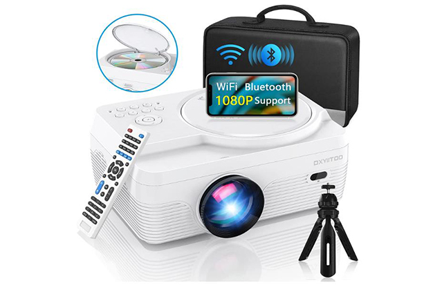 Dxyiitoo Full HD WiFi Bluetooth Projector