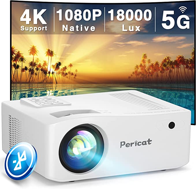 Pericat 5G WiFi Projector