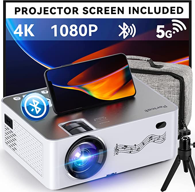 Pericat Projector with Wifi and Bluetooth
