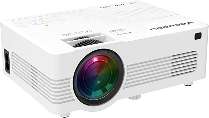 Vecupou Mini Projector with WiFi and Bluetooth