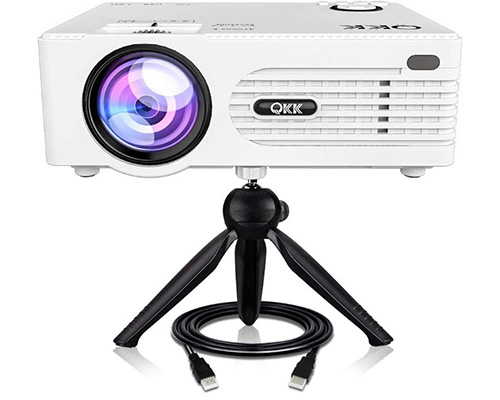 QKK Upgraded Mini Projector